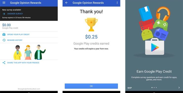 Google Opinion Rewards