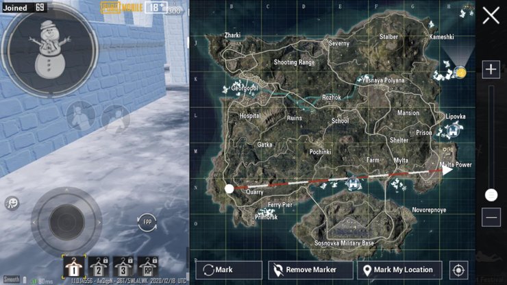 Erangel Map In Frost Mode