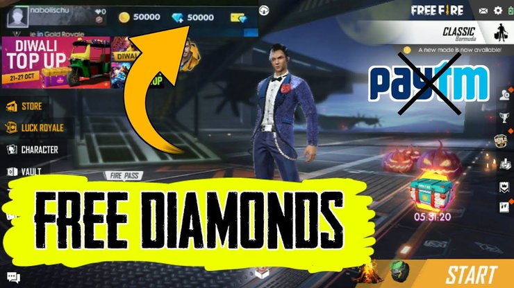 free fire hack diamonds mod apk download