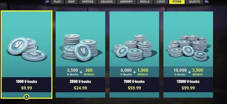 Fornite Currency