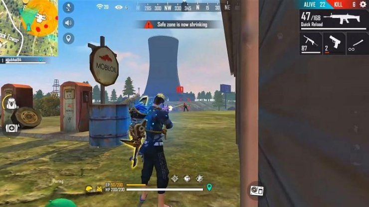 Free Fire Shotgun Gameplay