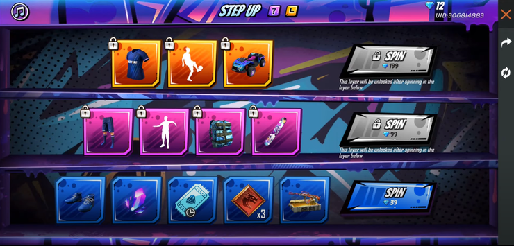 Free Fire Step Up Event