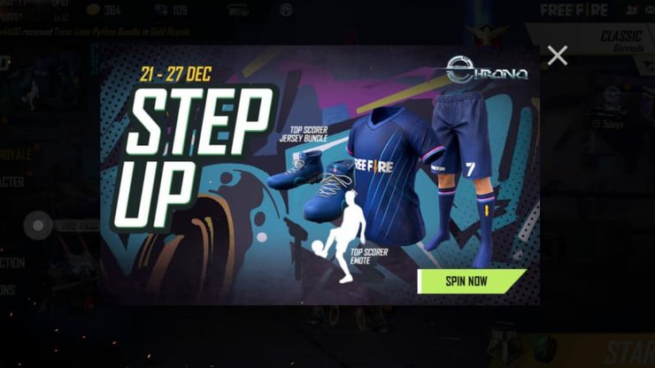 Step Up Event Free Fire