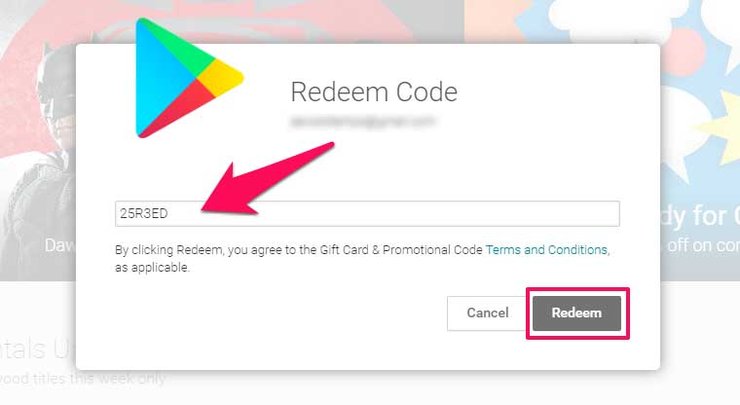 Free Google Play Redeem Codes Giveaway Today December