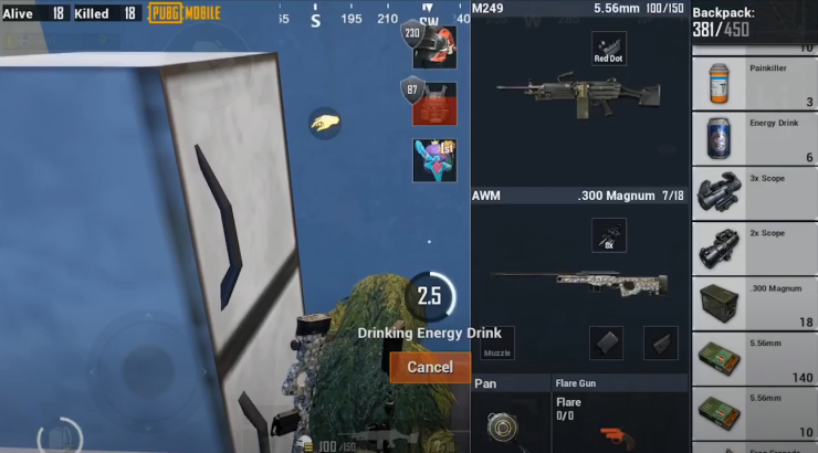 M249 And Red Dot