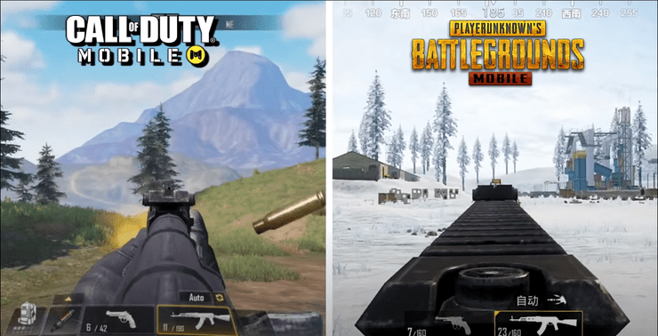 Cod Mobile And Pubg Mobile Weapons