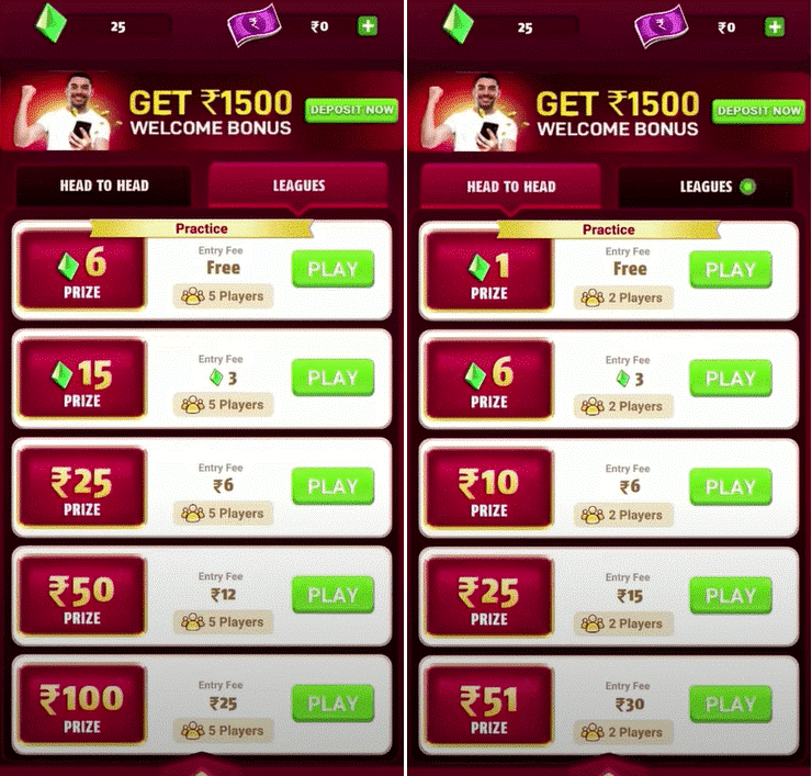 Multiple Game Modes
