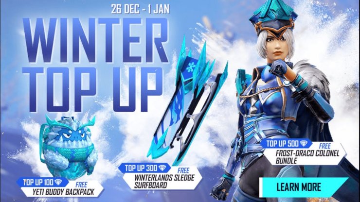 How To Claim 'Frost-Draco Colonel Bundle' In 'Winter Top Up' Event?