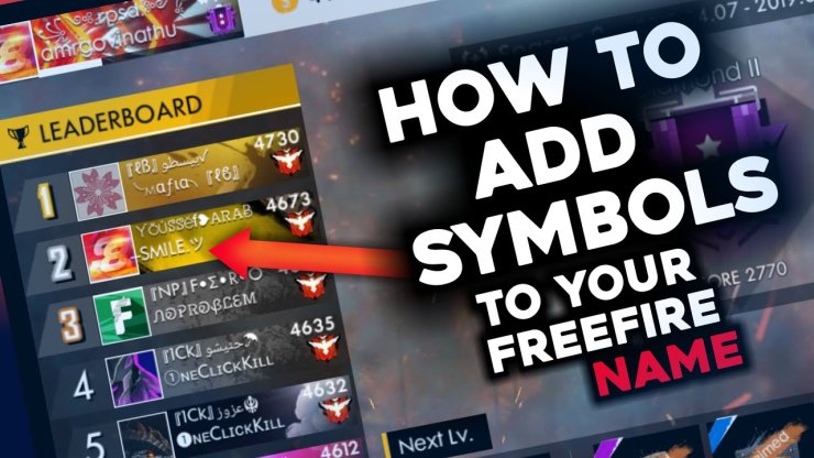 How To Get Free Fire Name With Symbols In 2021: Latest ...