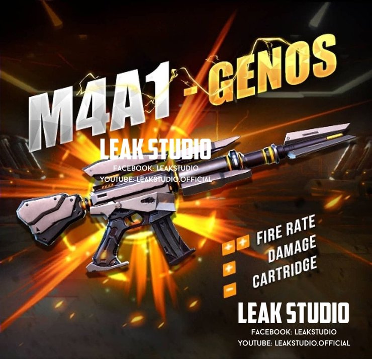 Is Genos M4A1 Going To Be The Best M4A1 Skin In Free Fire?