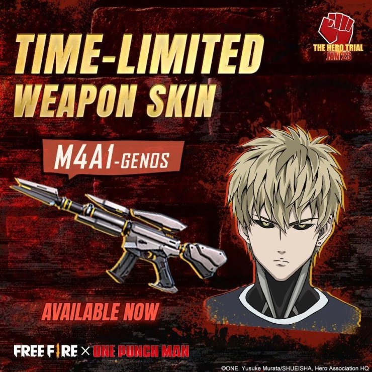 Free Fire One Punch Man M1887 Skin: Is It Good And How To Get It?