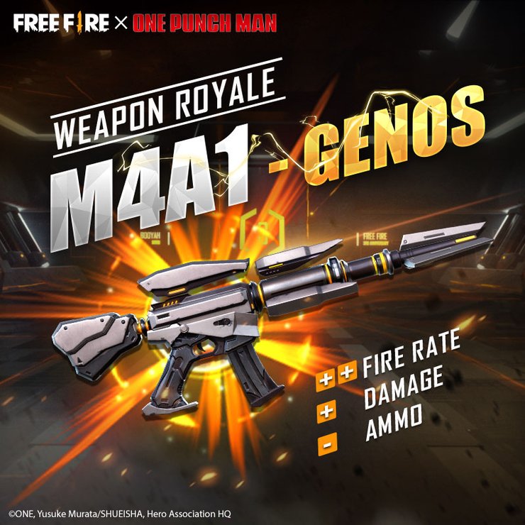 Garena Free Fire: How To Get Te New M4A1 Genos Skin From Weapon Royale?