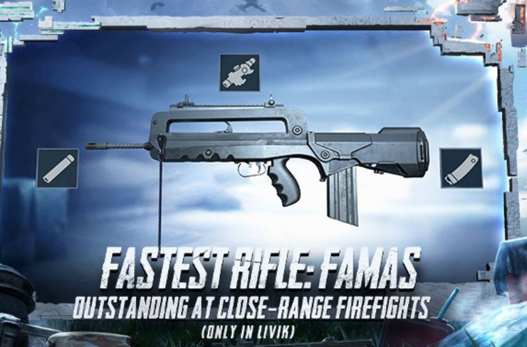 Pubg Mobile 1 2 Famas