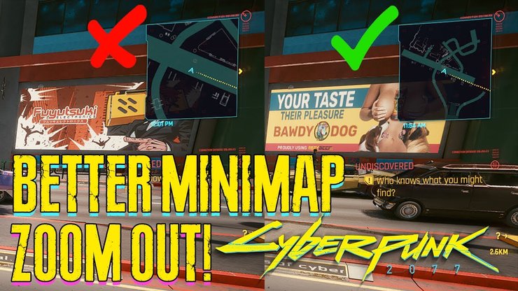 Cyberpunk 2077 Better Minimap