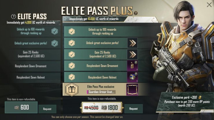 Elite pass plus в чем разница между pubg