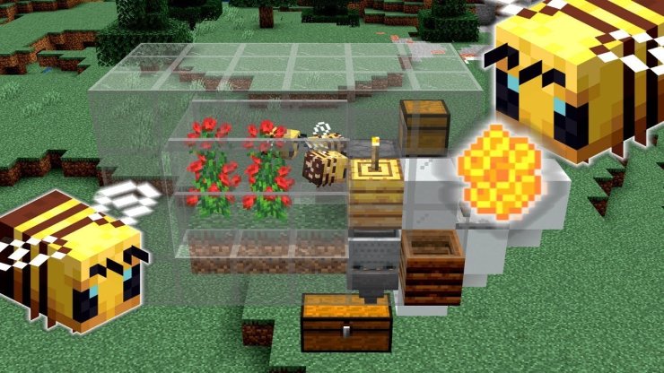 How to collect honey in minecraft without being stung