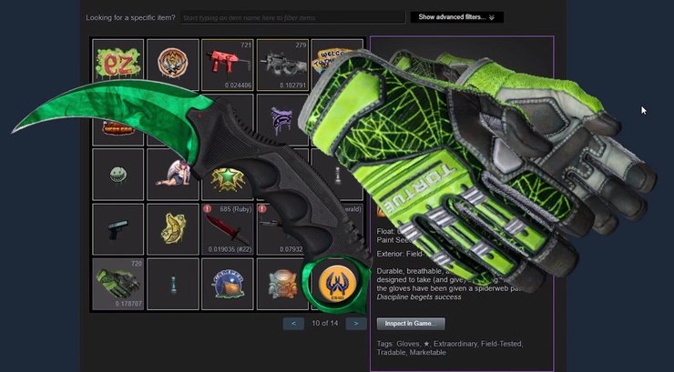 Emerald Combination Karambit Cs Go