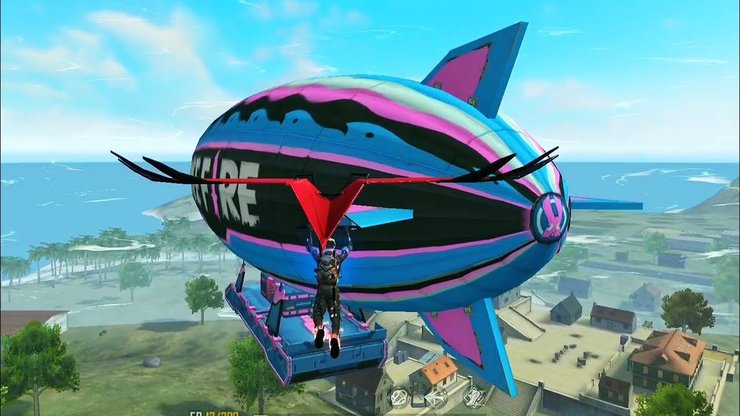 Free Fire Airship Trick