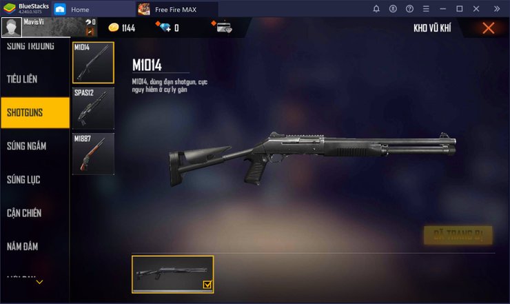 M1014 Free Fire