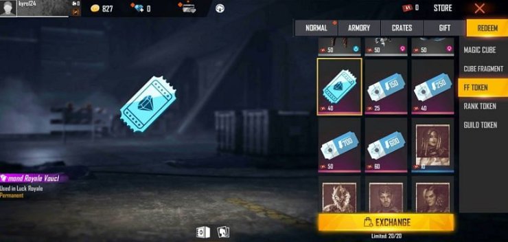 Diamond Royale Voucher