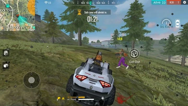 Free Fire Vehicle