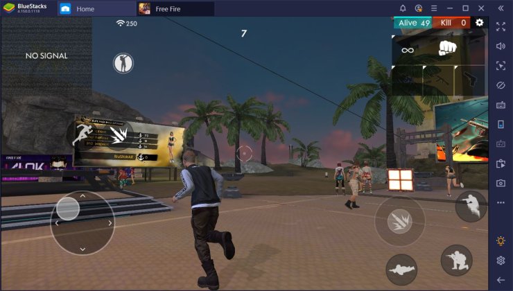 bluestacks mobile free fire