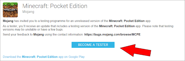 Minecraft beta download apk