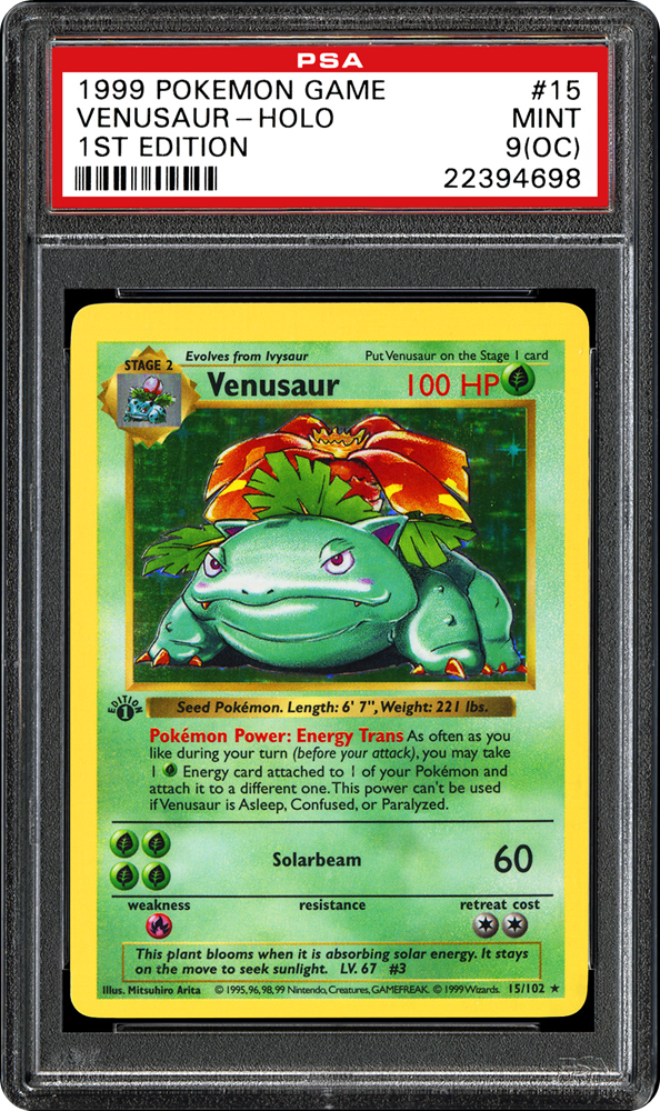 1999 Pokemon 1st Edition Venusaur