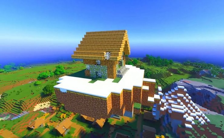 Minecraft Floating Island