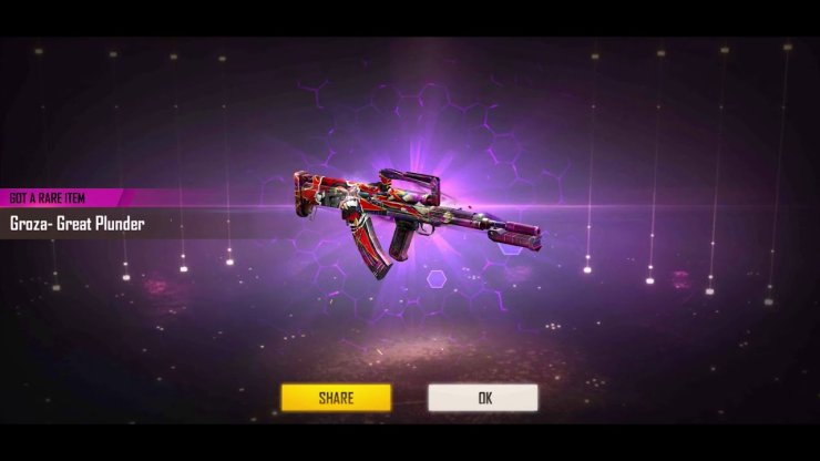Groza Skin Free Fire