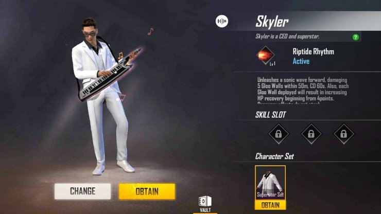 Free Fire Skyler Skill