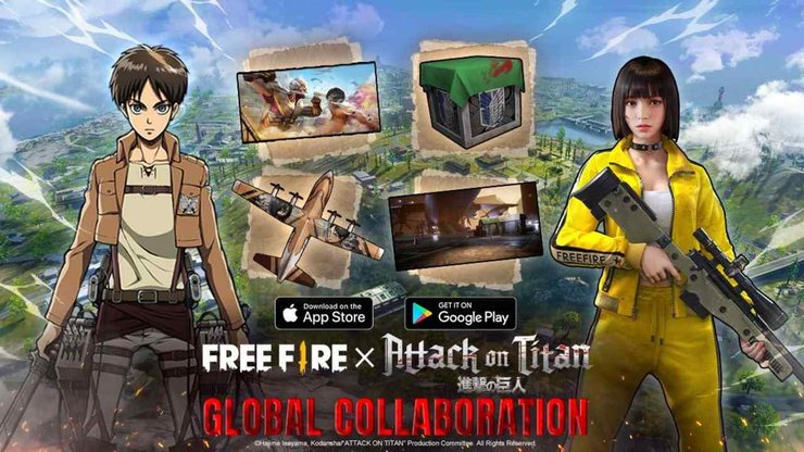 Free Fire Attack On Titans 2