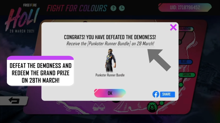 How To Play Fight For Colours Event In Free Fire And Get The Punkster Runner Bundle