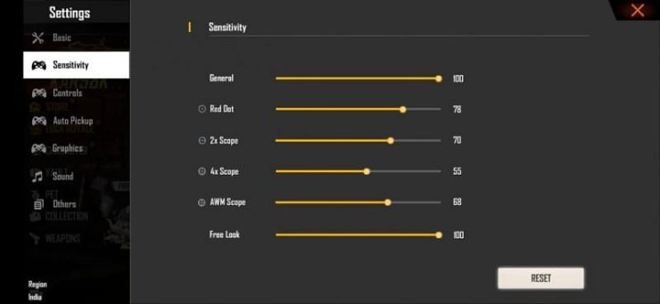 Best sensitivity for beginners for lesser recoil