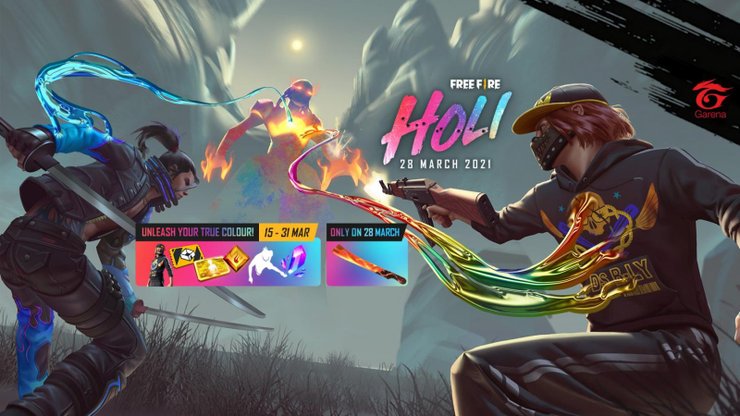 Get Free Magic Cube Fragments From Free Fire's Holi Event