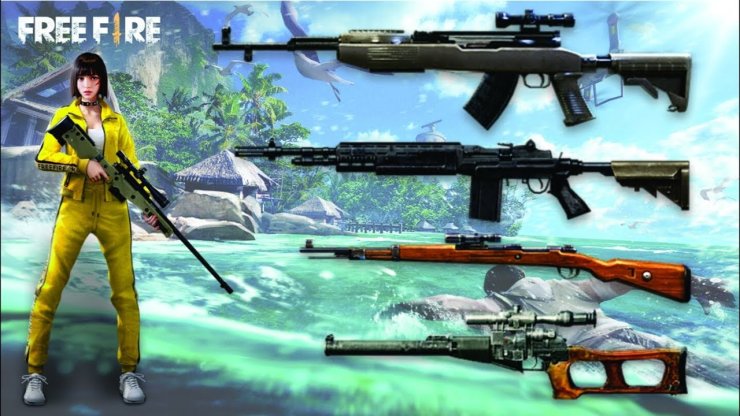 Free Fire Sniper Guns