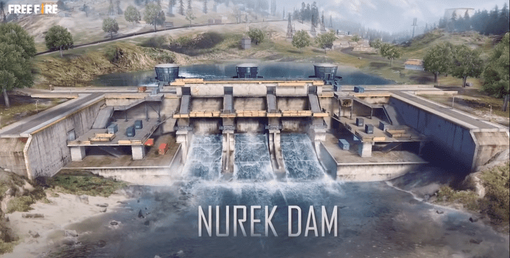 Nurek Barajı Serbest Ateşi