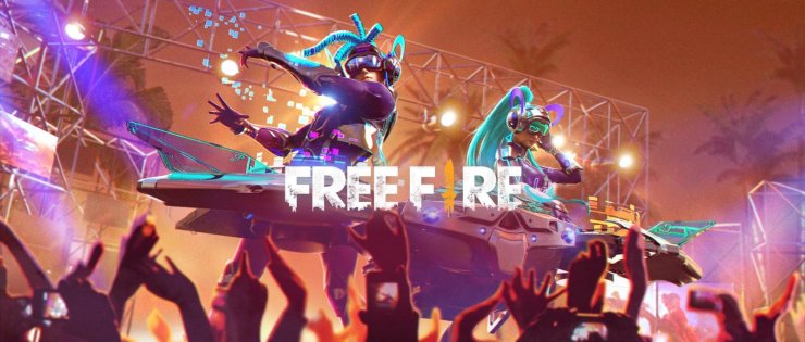 Free Fire Party Banner