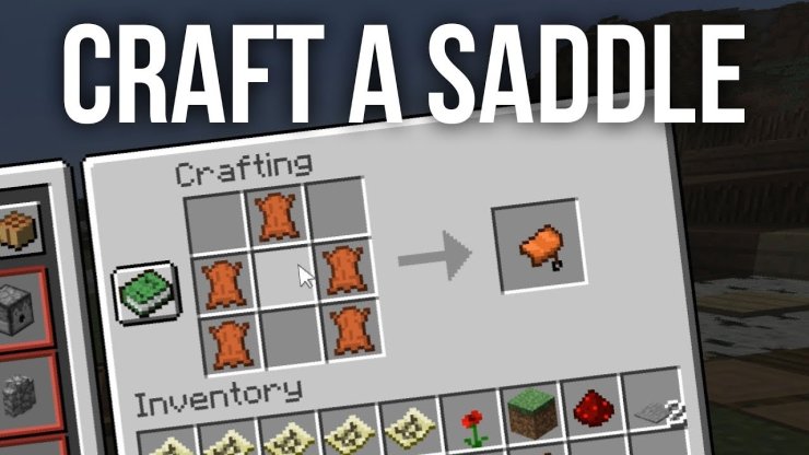 Craft Saddle Minecraft Fake