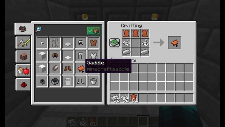 How To Make A Saddle In Minecraft?