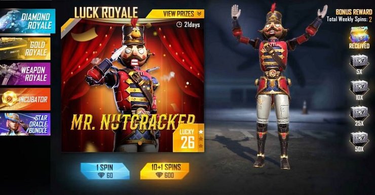 Mr Nutcracker Bundle Diamond Royale