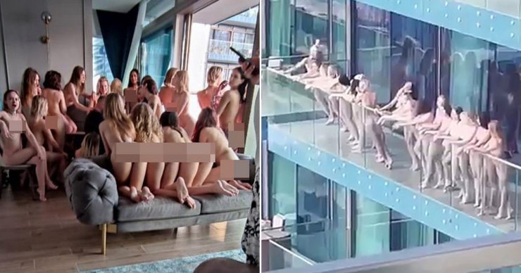 Models Posing Naked In Dubai