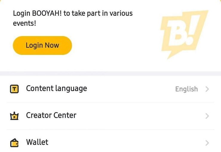 Booyah App Login