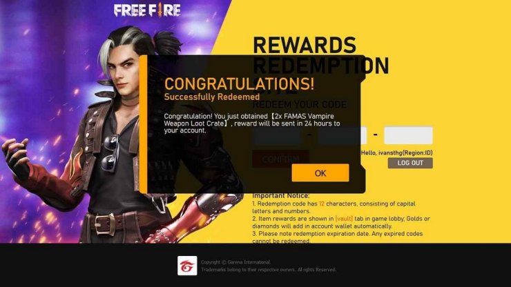 Free Fire Redeem