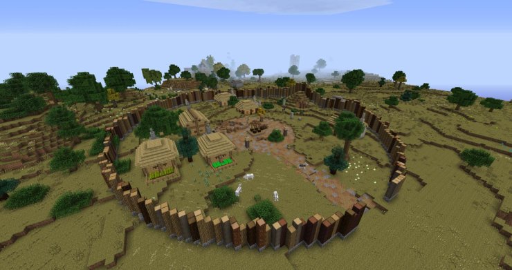 Walled village