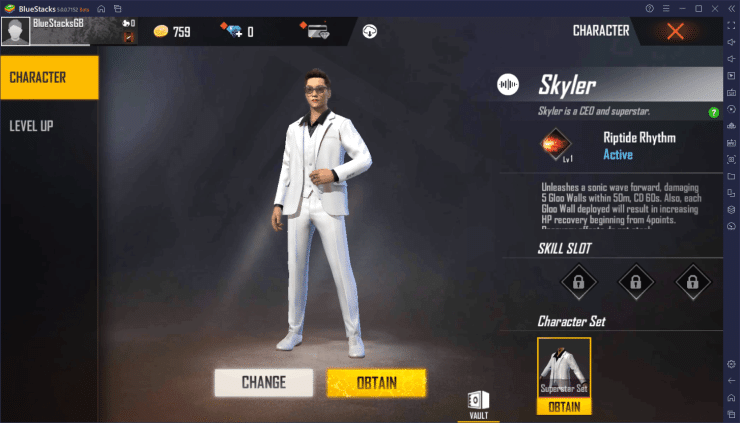 Free Fire Skyler Shirou New Characters En 1