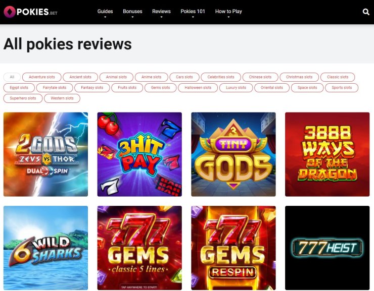 Pokies Reviews