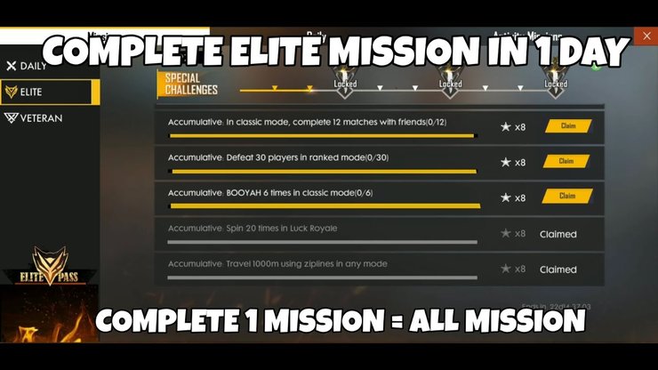 Elite Pass Missions