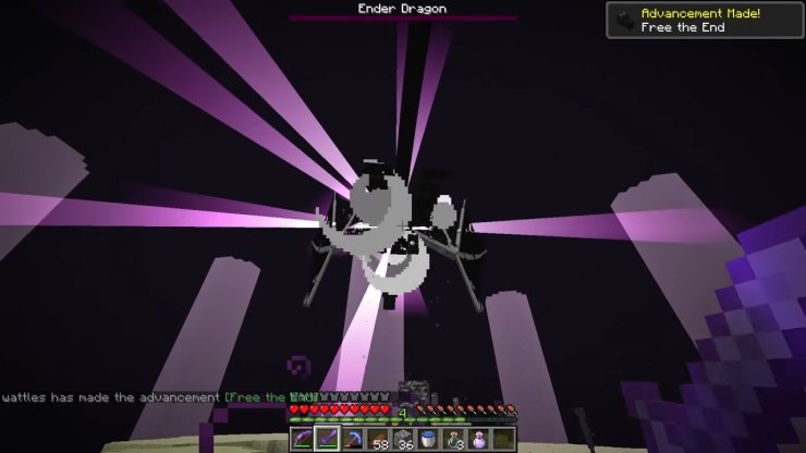 Ender Dragon Dies