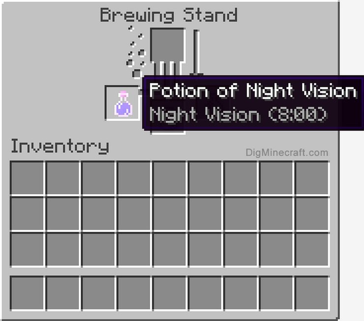 minecraft night vision potion